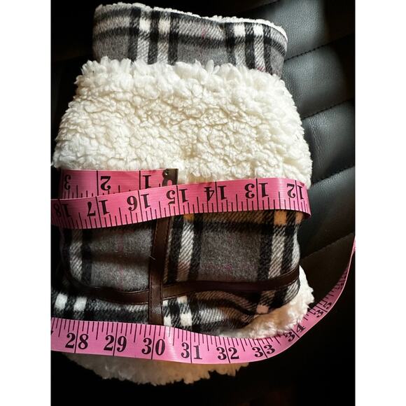 Warm Dog Clothes for Small Dog or Cat Coats Jacket Pet Sweater Grey, X-Small New - Picture 8 of 14